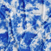Dark Tie & Dye Abstract Digital Printed Fabric For Boutique Material Online 31